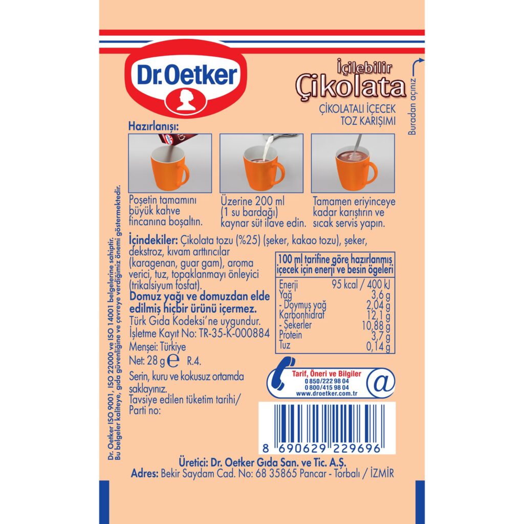 Dr.Oetker Product Range