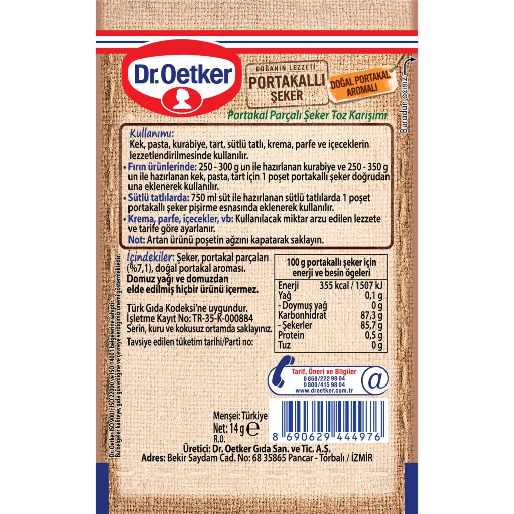 Dr.Oetker Ürün Yelpazesi