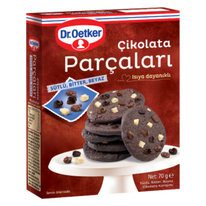 Dekor Çikolata Parçaları - Sütlü, Bitter, Beyaz - 3 Renk