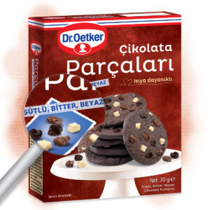 Alternative view of Dekor Çikolata Parçaları - Sütlü, Bitter, Beyaz - 3 Renk