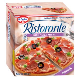 Ristorante Mini Pizza Mista - 4'lü