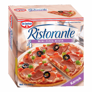 Ristorante Mini Pizza Mista - 4'lü