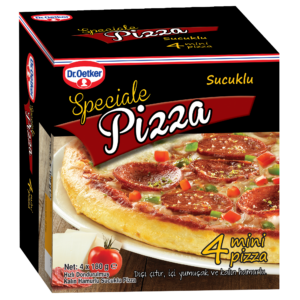 Pizza Speciale 4'lü Mini - Sucuklu