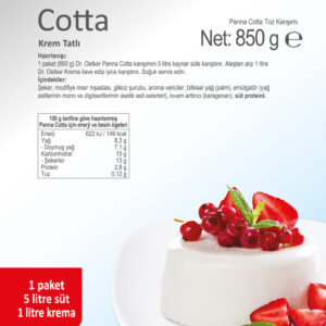 Alternative view of Panna Cotta