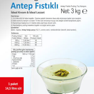 Alternative view of Puding Antep Fıstıklı