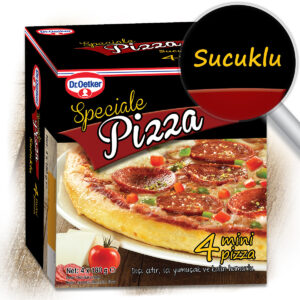 Alternative view of Pizza Speciale 4'lü Mini - Sucuklu