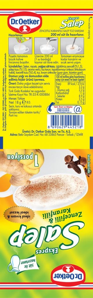Dr.Oetker Product Range