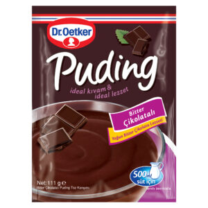 Puding Bitter Çikolatalı