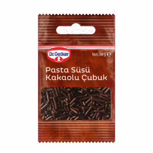 Dekor Pasta Süsü Kakaolu Çubuk