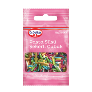 Dekor Pasta Süsü Şekerli Çubuk